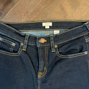 Jcrew skinny jeans- never worn. Dark denim